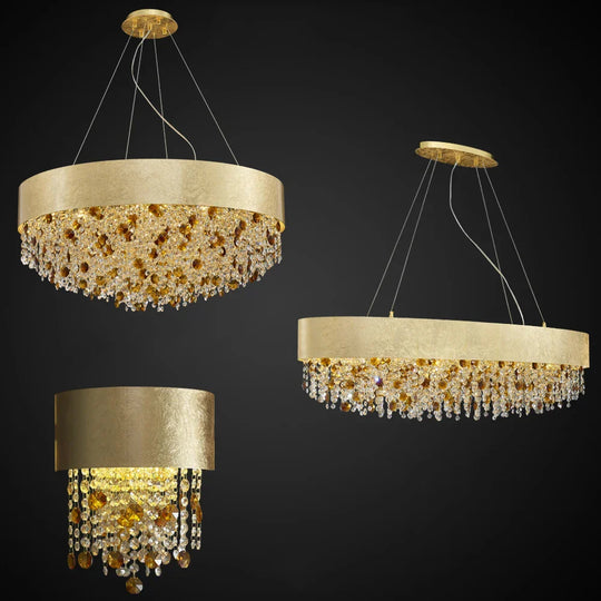 Ricardo - New Modern Bedroom Golden Retro Wall Lamp Elevate Your Space With Luxury Crystal Lighting