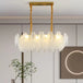 Luxurious Nordic Led Chandeliers - Gold Art Decor Feather Design Ideal For Living Rooms Dining