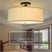 Chic American Country Fabric Led Ceiling Lights - Versatile Lighting For Modern Interiors Ceiling