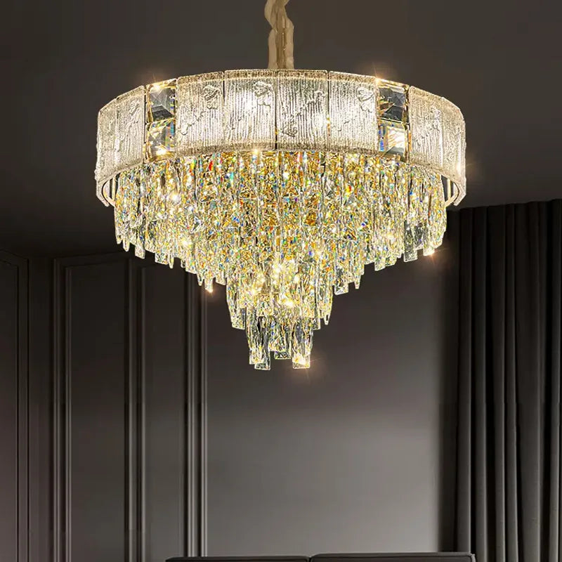 High - End Crystal Chandelier - Elegance And Artistry For Villa Living Spaces Chandelier