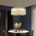 Elegant Modern Crystal Chrome Chandelier - A Luxury Glossy Fixture For Living Rooms Bedrooms And