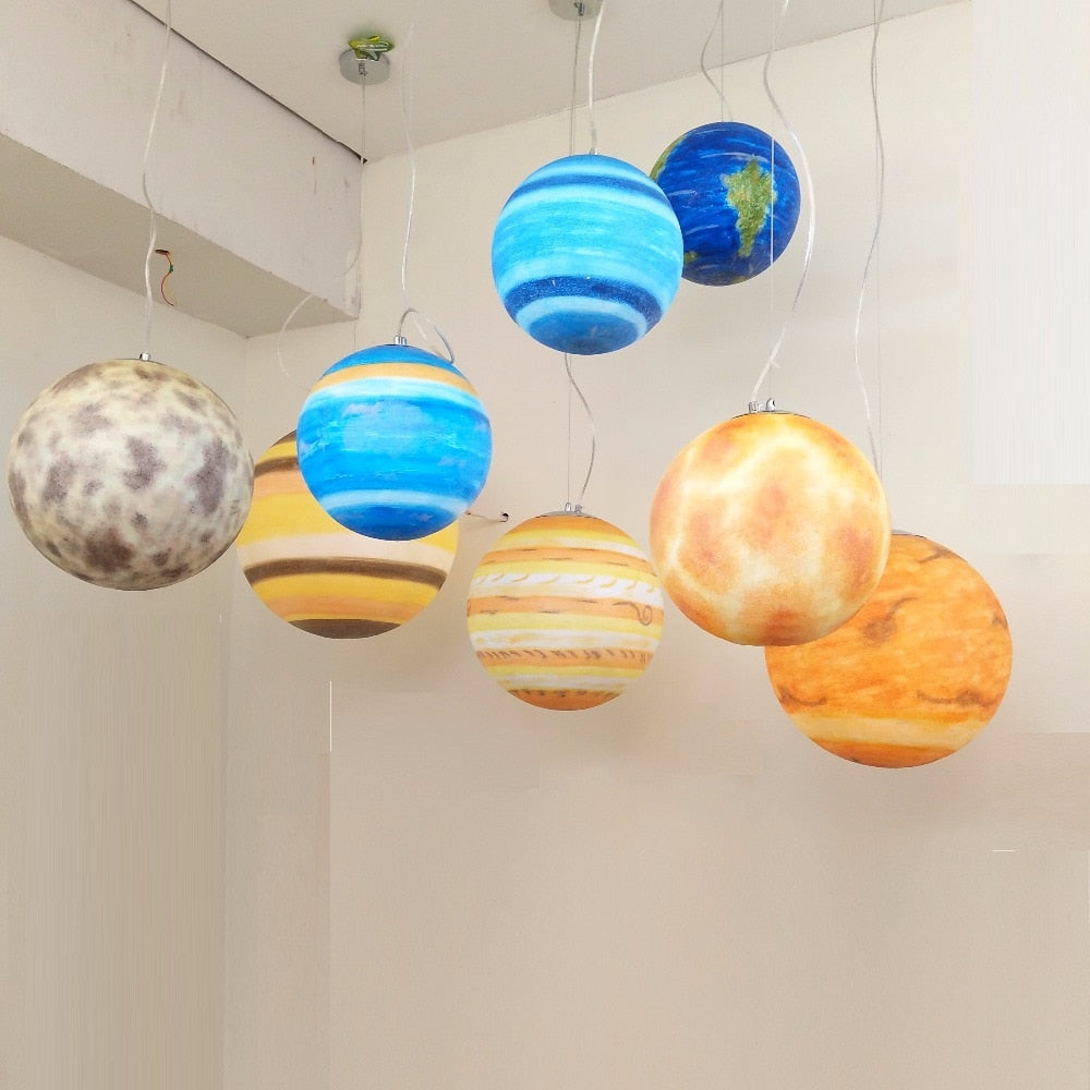 Ava’s Galaxy Nordic Planet Acrylic Pendant Light Ceiling Light