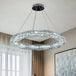 Sophisticated Crystal Led Pendant Lights - Dimmable Ideal For Living And Dining Rooms Luxurious