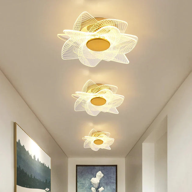 Led Ceiling Light Acrylic Led Ceiling Lamp Living Room Bedroom Creative Minimalist Balcony