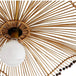 Japanese Bamboo Woven Pendant Lamp - Artistic Rattan Lighting Fixture For Restaurants Bedrooms And