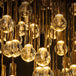 Exquisite Modern Long Staircase Chandelier - Large Gold Led Luxury Crystal Ball Fixture For Grand