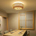 40Cm Bamboo Wicker Rattan Ceiling Light Fixture - Asian Art Flush Mount Pendant Lamp Ceiling Light