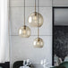 Nordic Glass Led Pendant Light - Versatile Single/Multi Head Chandelier For Home Decor Lights