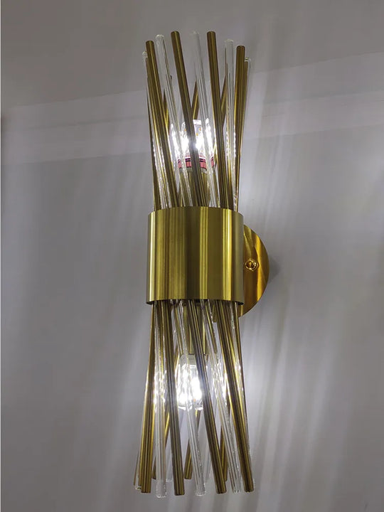 Hazel’s Luxury Gold Led Wall Lamp - Elegant Lighting For Your Foyer And Dining Room Wall Lamp