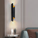 Sophisticated Modern Led Wall Lamp - Radiant Gold Lighting Fixture For Living Rooms Bedrooms And