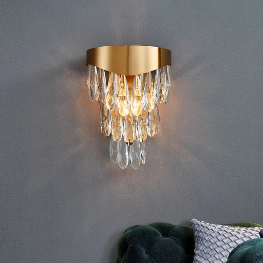 Gianna - Luxury Crystal Wall Lamp For High - Quality Home Decor Wall Lamp