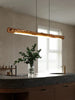 Chic Black Walnut Pendant Lights - Minimalist Wood Lighting For Dining Tables Kitchens And Home