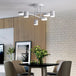 Nordic Led Ceiling Lights - Multiple Lamp Base Options In Black White And Gold Modern Lighting For