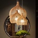 Japanese Handmade Rattan Woven Pendant Lamp - Artful Lighting For Rural Retro Decor Lights