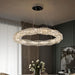 Sophisticated Crystal Led Pendant Lights - Dimmable Ideal For Living And Dining Rooms Luxurious