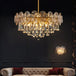 Modern Light Luxury Led Lotus Flower Crystal Ceiling Chandelier - Elegance For Living Rooms