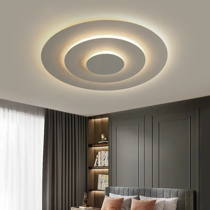 Nordic Led Corrugated Ceiling Lamp - Perfect For Living Dining Room Bedroom Children’s Study And