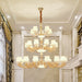 European Style Duplex Building Chandelier - Simple Elegance For Large Living Rooms Hallways And