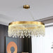 Modern Led Crystal Chandelier - Elegant Lighting Fixture For Living Room Dining Kitchen And Home