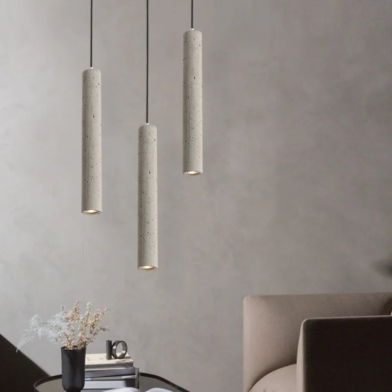 Nordic Modern Cement Pendant Lamp - Contemporary Lighting For Bedrooms Restaurants And More Lights