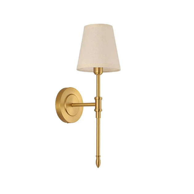 Nordic Copper Wall Lamp - Elegant Rural Decorative Lighting For Bedrooms Mirrors Corridors And