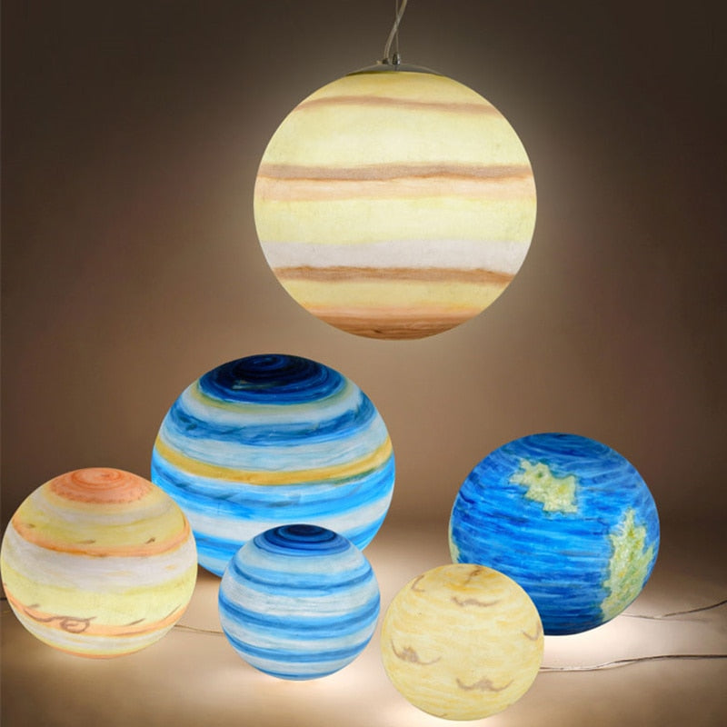 Ava’s Galaxy Nordic Planet Acrylic Pendant Light Ceiling Light