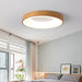 Modern Led Wood Grain Ceiling Lamp - Stylish Room Decoration For Every Space Ceiling Light