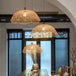 Modern Hand - Woven Bamboo Pendant Lights - Artistic Rattan Wicker Chandeliers For Dining Rooms And