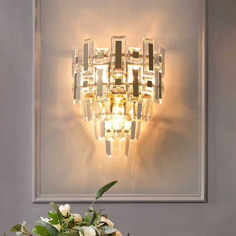 Nora’s Crystal Light Luxury Wall Lamp - Elegance For Your Living Spaces Wall Lamp