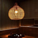 Japanese Handmade Rattan Woven Pendant Lamp - Artful Lighting For Rural Retro Decor Lights