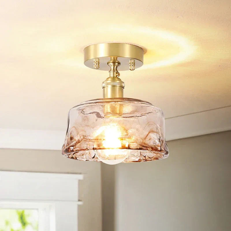 Nordic Creative Cup Ceiling Light For Dining Room Bedroom Hallway Entrance Balcony Kitchen Lamp