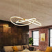 Modern Pendant Light With Remote Dimmable Control - Elegant Living Room Chandeliers Led Luminaire