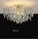 Elegant Long Gold K9 Crystal Chandelier - Ideal For Kitchen Dining Room Bedroom And Living Ceiling