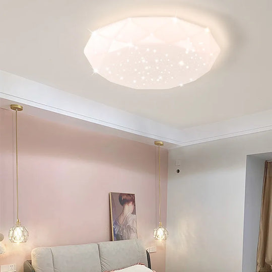 Starry Sky Led Ceiling Lamp - Modern Lighting Fixture For Dining Room Living And Bedroom 36W 24W