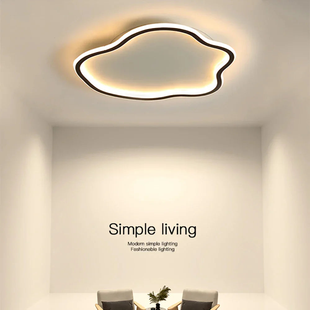 Modern Led Ceiling Lamps Chandelier - Creative Round Light For Living Room Bedroom And Simple Home