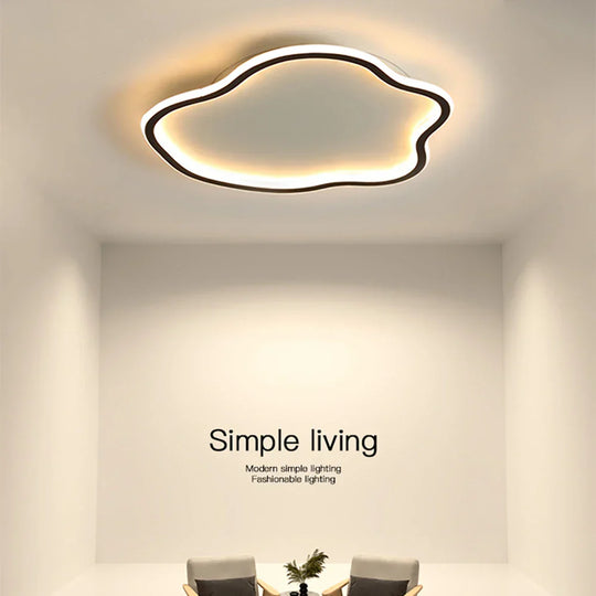 Modern Led Ceiling Lamps Chandelier - Creative Round Light For Living Room Bedroom And Simple Home