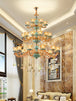 European - Style Duplex Building Chandelier - Elegance For Living Rooms Hotels And Ceramic