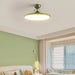 Nordic Led Ceiling Light - Cream Iron Flying Saucer Lamp For Living Room Bedroom Study And Hallway