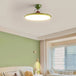 Nordic Led Ceiling Light - Cream Iron Flying Saucer Lamp For Living Room Bedroom Study And Hallway