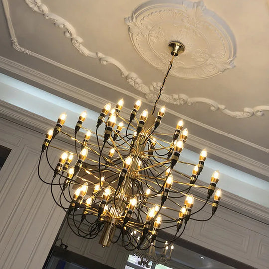 Vintage Creative Led Chandeliers - Candle Light Italian Design Pendant Lighting For Living Dining