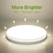 New Round/Square Led Ceiling Lights - Various Wattages And Light Tones Ideal For Living Rooms