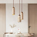 Yellow Travertine Marble Pendant Lamp - Wabi - Sabi Elegance For Dining Kitchen And More Ceiling