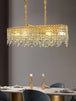 Elegant Golden Round Chandelier - A Creative New Design For Living Rooms Dining And More Chandelier