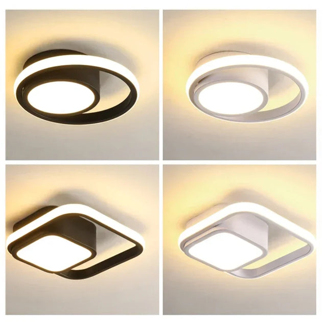 Led Body Sensor Ceiling Light - Efficient Lighting Solution For Aisle Entryway Closet And Cloakroom