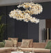 Circle Branch Crystal Chandelier - Luxury Led Lighting For Living Rooms Restaurants And Hotel