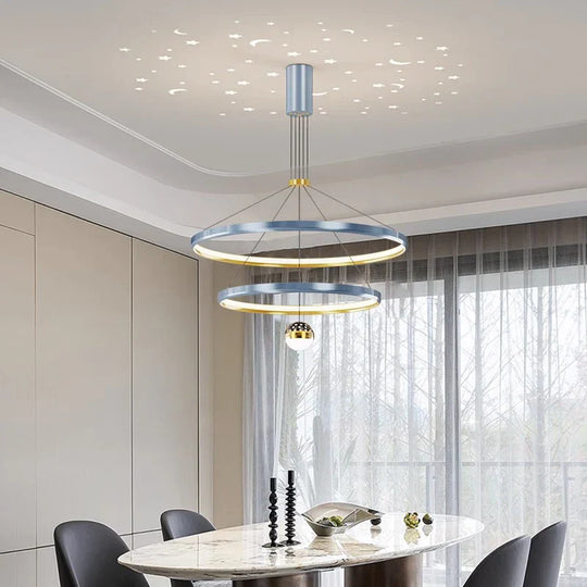 Chic Nordic Dining Room Chandelier - Stylish Ceiling Lamp For Indoor Lighting Pendant Light