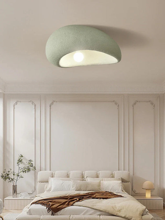 French Minimalist Wabi - Sabi Colorful Led Ceiling Light - Perfect For Bedrooms Studies And Living