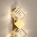 Malaya - Living Room Villa Hotel New Wall Lamp Creative Golden Crystal High - End Luxury Atmosphere