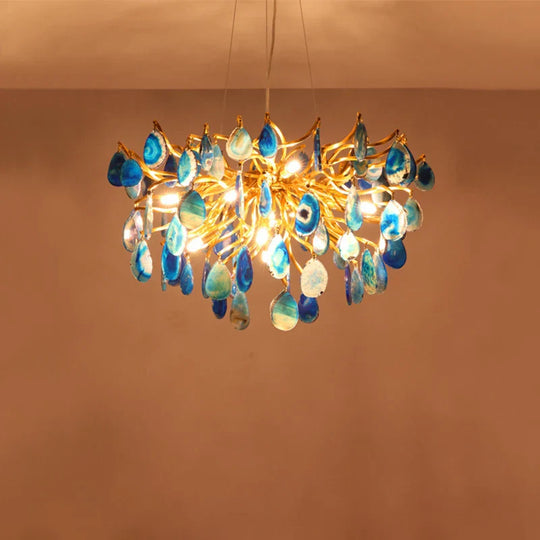 Modern Agate Led Chandelier - Illuminate Your Space With Colorful Elegance Chandelier