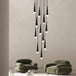 Contemporary Stair Chandelier - Elevate Your Duplex Apartment With Nordic Loft Elegance Pendant